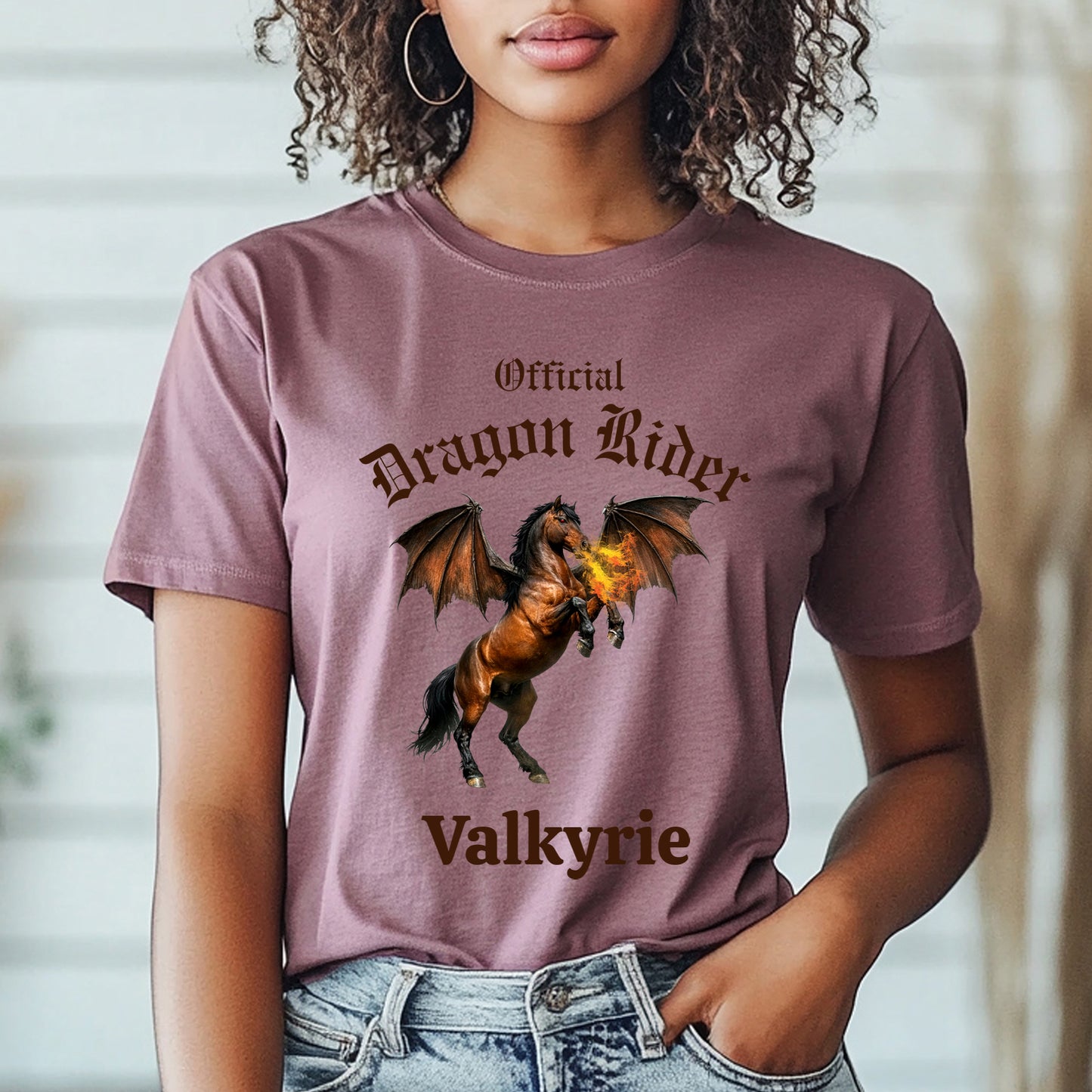 Personalized Official Dragon Rider Bay Fire Breathing Winged Horse Unisex Jersey Short Sleeve Tee