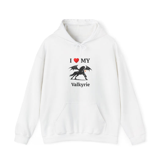 Personalized I Heart My Dragon Horse Style A Lightweight Hooded Sweatshirt