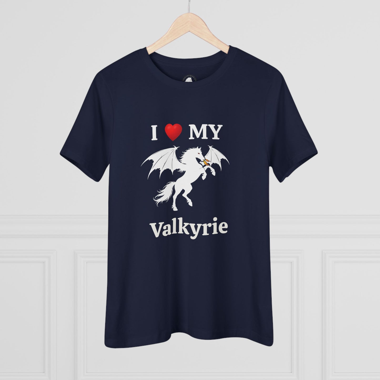 I Heart My Dragon Horse (E) Cotton Tee - Personalized with your horse's name!