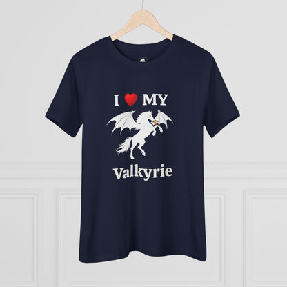 I Heart My Dragon Horse (E) Cotton Tee - Personalized with your horse's name!