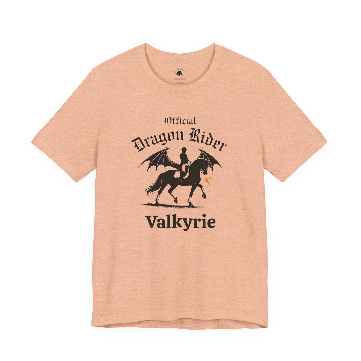 Personalized Dressage Dragon Rider Jersey Short Sleeve Tee