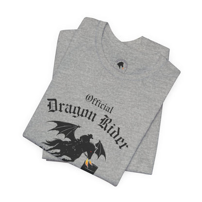 Personalized Barrel Racer Dragon Rider Jersey Short Sleeve Tee