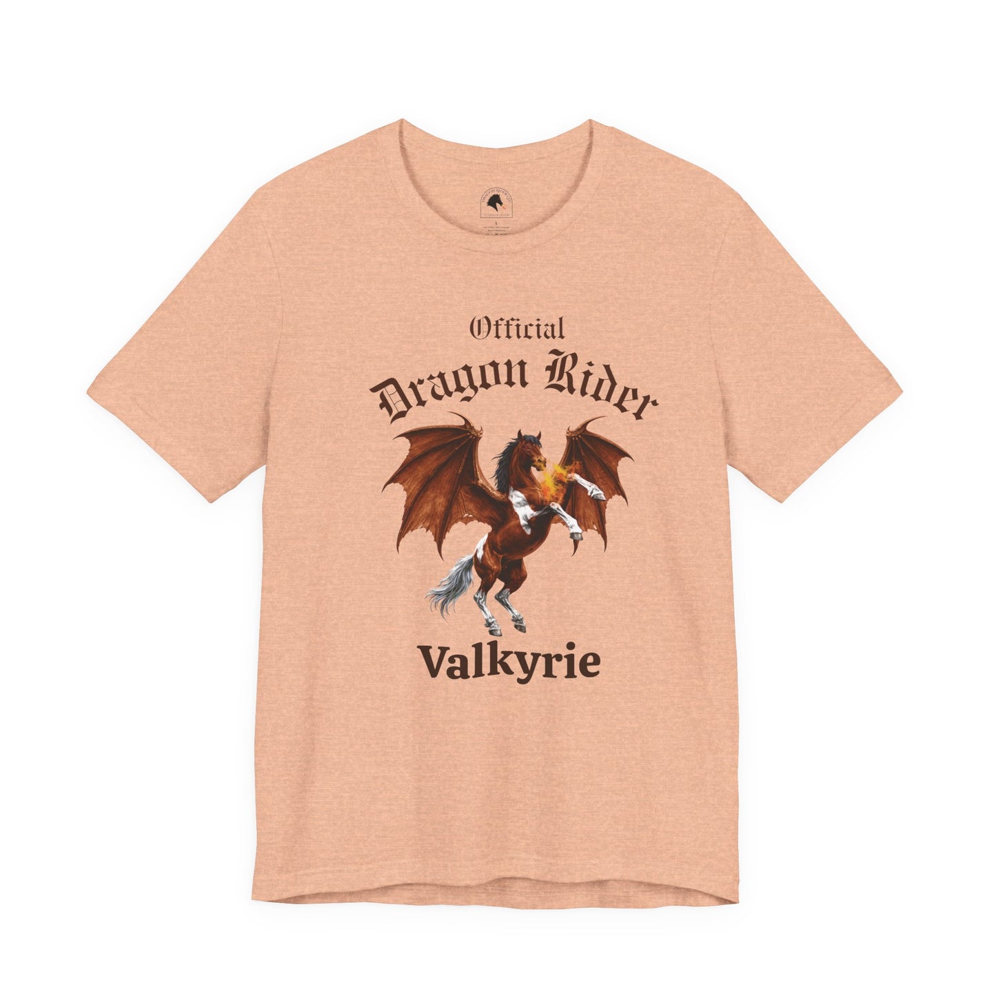 Personalized Bay & White Dragon Rider Jersey Short Sleeve Tee