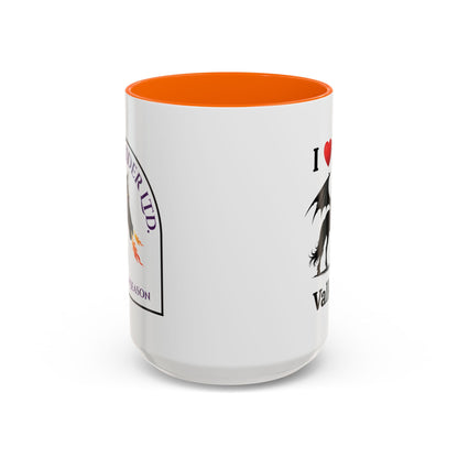 Personalized I Heart My Dragon Horse Accent Coffee Mug (15oz)