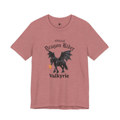 Personalized Black Dragon Rider Jersey Short Sleeve Tee