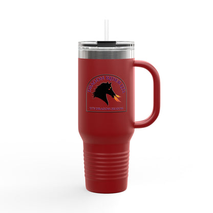 Personalized Name Dragon Horse Insulated 40oz Travel Mug