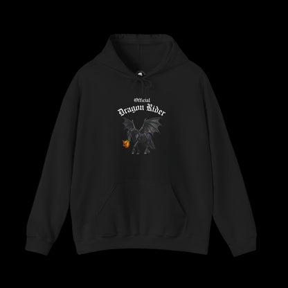 Black Official Dragon Rider Heavy Blend™ Hooded Sweatshirt
