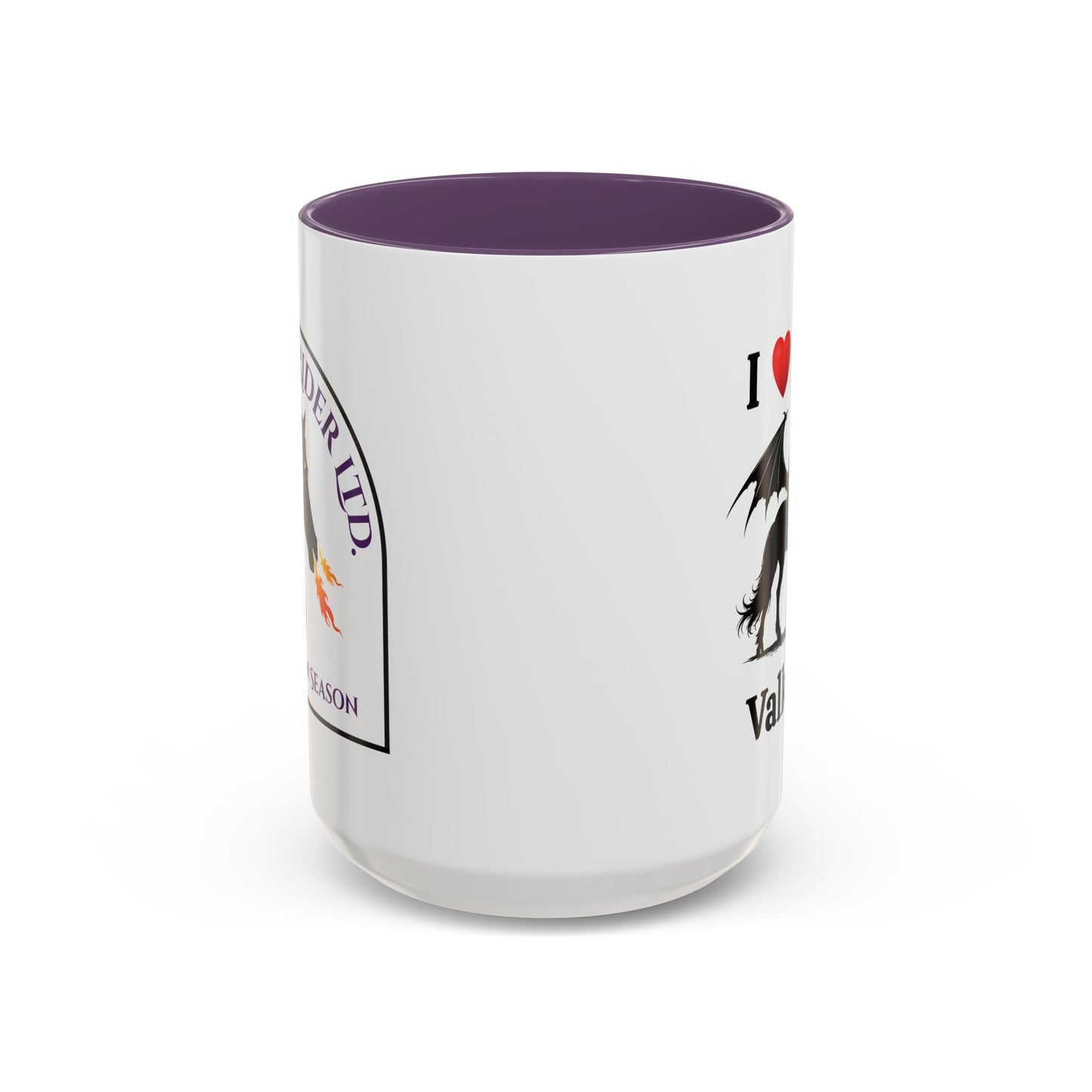 Personalized I Heart My Dragon Horse Accent Coffee Mug (15oz)