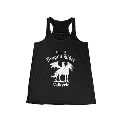 Personalized Western Dragon Rider Women's Flowy Racerback Tank