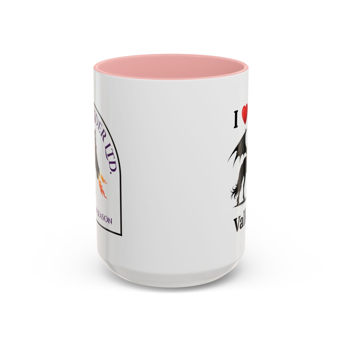 Personalized I Heart My Dragon Horse Accent Coffee Mug (15oz)