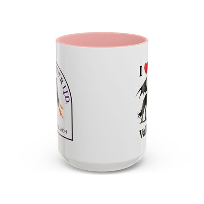 Personalized I Heart My Dragon Horse Accent Coffee Mug (15oz)