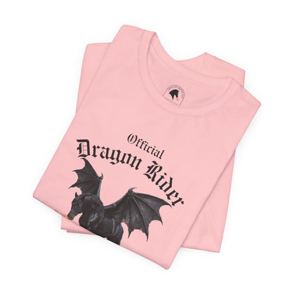 Personalized Black Dragon Rider Jersey Short Sleeve Tee