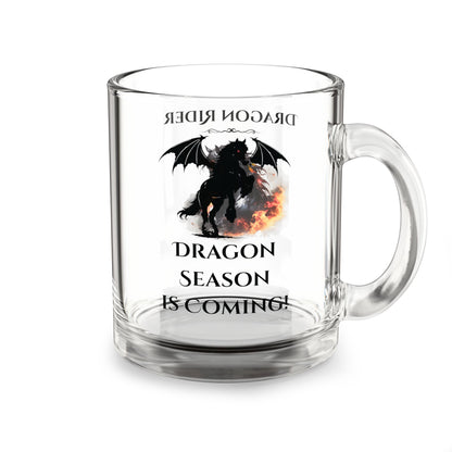 Dragon Rider Glass Mug, 10oz