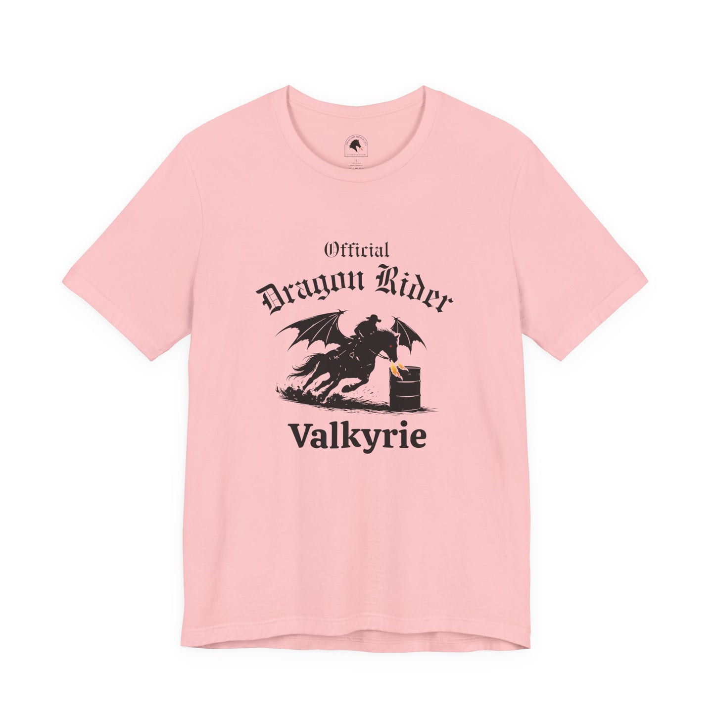 Personalized Barrel Racer Dragon Rider Jersey Short Sleeve Tee
