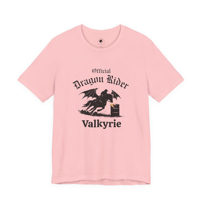 Personalized Barrel Racer Dragon Rider Jersey Short Sleeve Tee