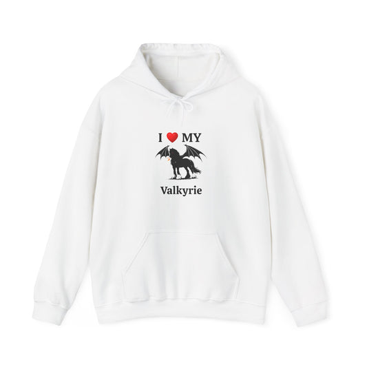 Personalized I Heart My Dragon Horse Style C Lightweight Hooded Sweatshirt