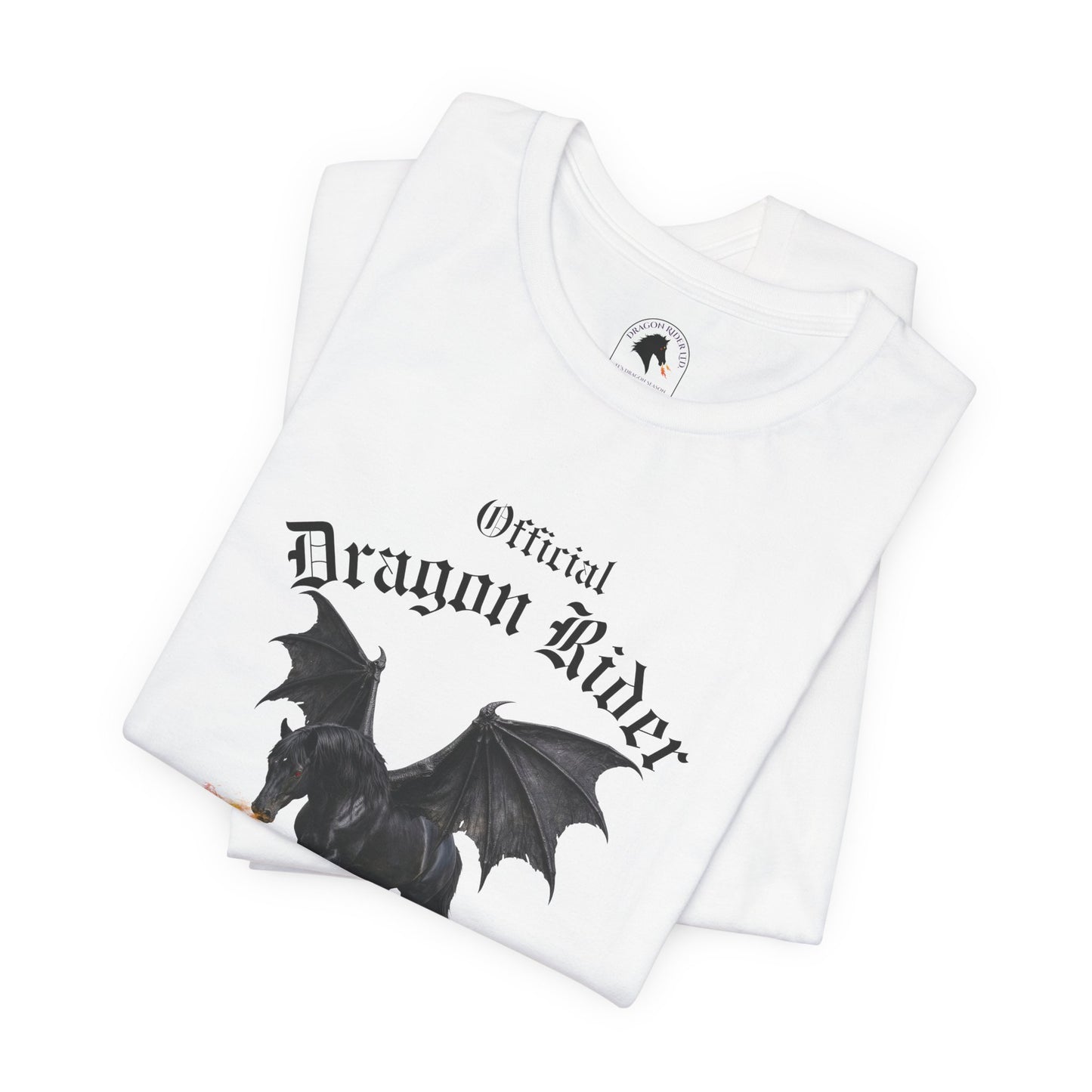 Personalized Black Dragon Rider Jersey Short Sleeve Tee