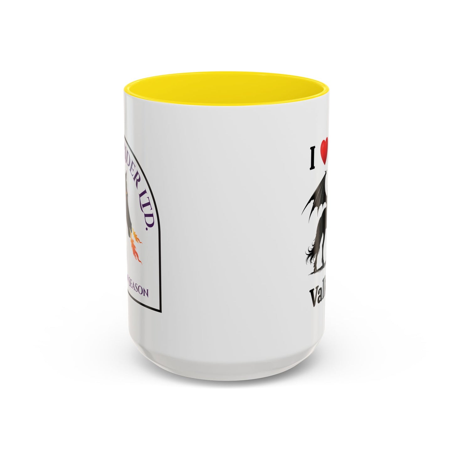 Personalized I Heart My Dragon Horse Accent Coffee Mug (15oz)