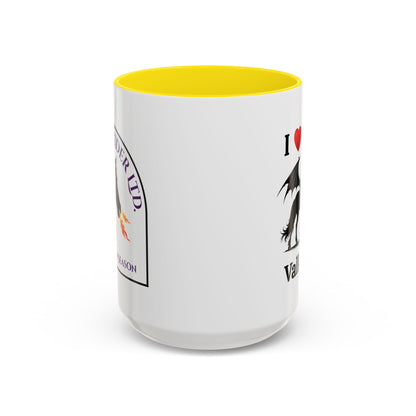 Personalized I Heart My Dragon Horse Accent Coffee Mug (15oz)