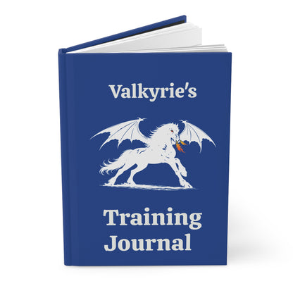 Personalized Hardcover Training Journal - Blue