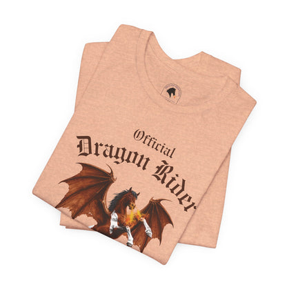 Personalized Bay & White Dragon Rider Jersey Short Sleeve Tee