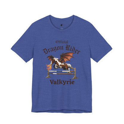 Personalized Chestnut & White Dragon Rider Jersey Short Sleeve Tee