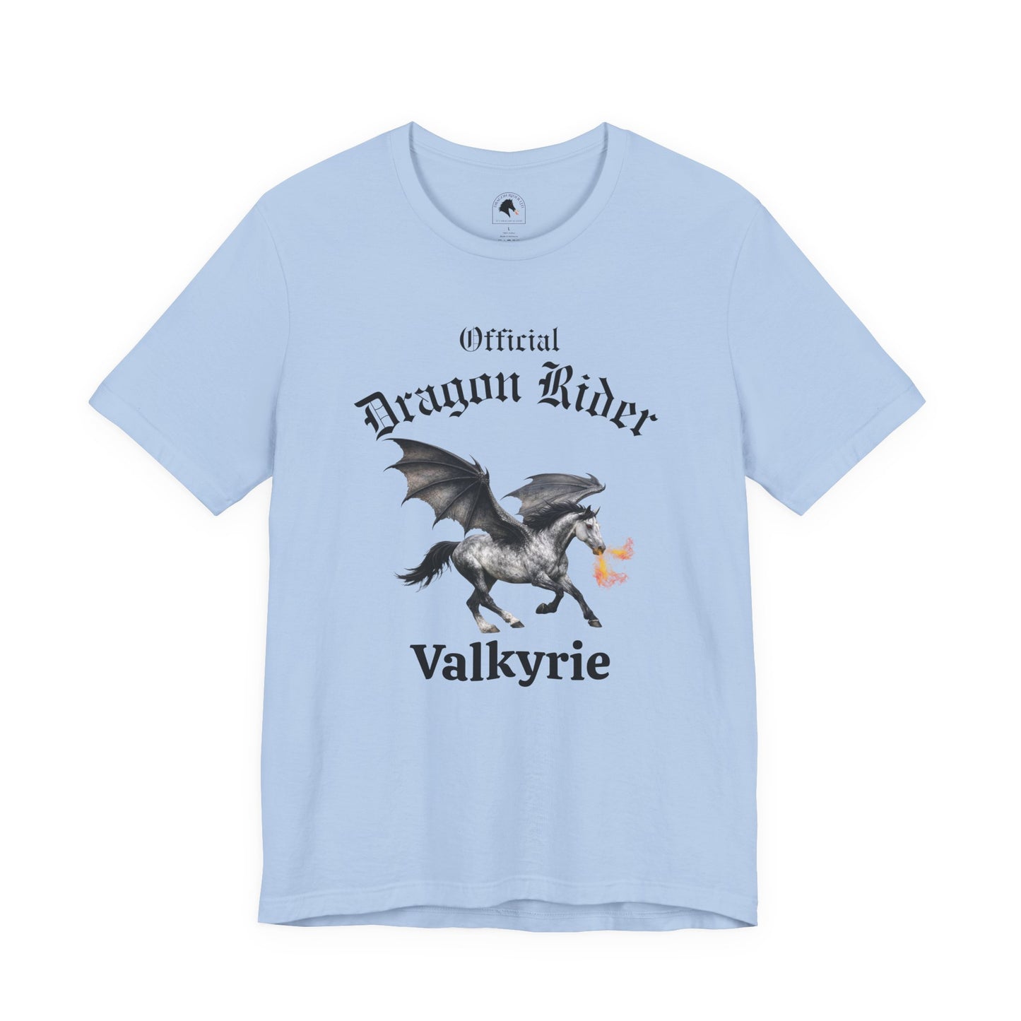 Personalized Gray Dragon Rider Jersey Short Sleeve Tee
