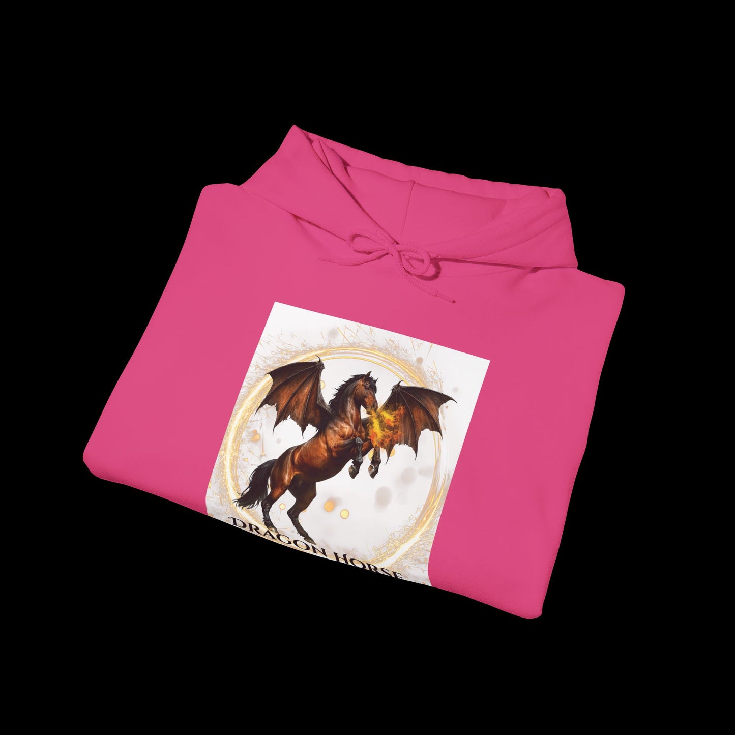 Bay Dragon Horse Heavy Blend™ Hooded Sweatshirt