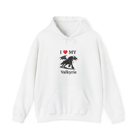 Personalized I Heart My Dragon Horse Style D Lightweight Hooded Sweatshirt