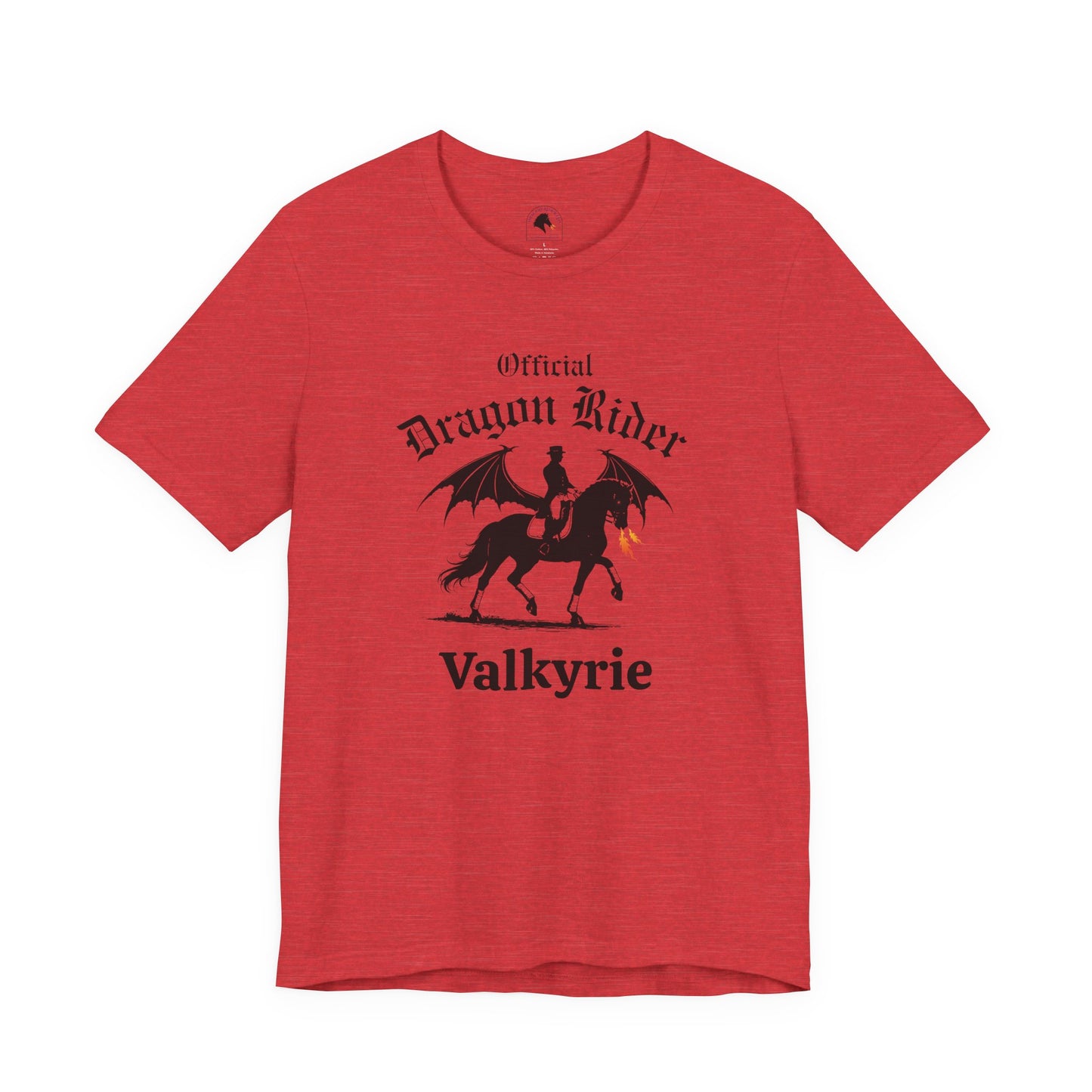 Personalized Dressage Dragon Rider Jersey Short Sleeve Tee