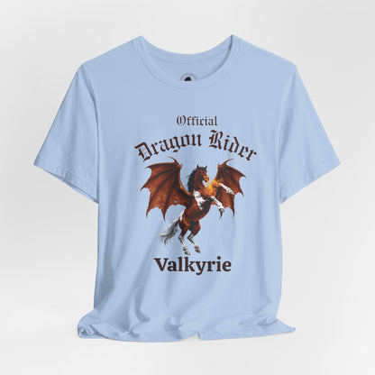 Personalized Bay & White Dragon Rider Jersey Short Sleeve Tee