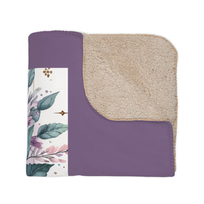 Horse Lover Sherpa Blanket — "Just a Girl Who Loves Horses" Cozy Throw