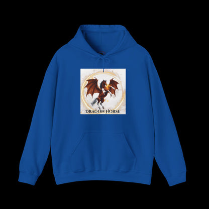 Bay & White Dragon Horse Heavy Blend™ Hooded Sweatshirt