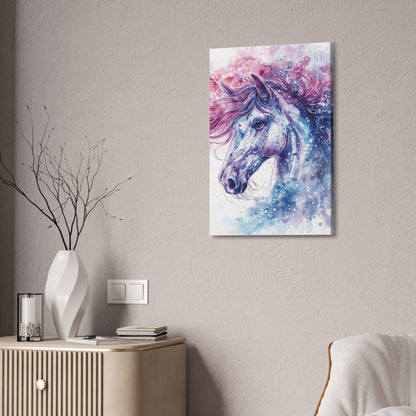 Watercolor Horse Canvas — Stretched 1.5" Wall Art