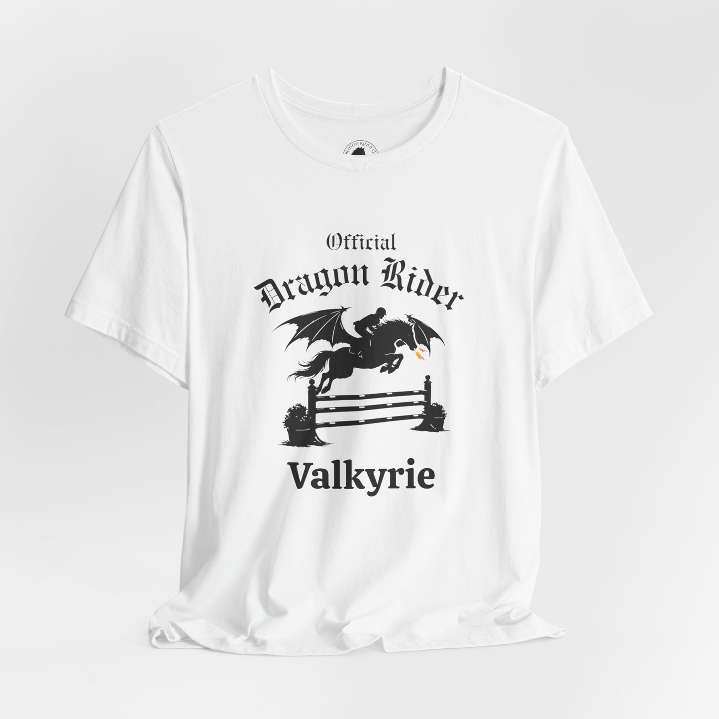 Personalized Jumper Official Dragon Rider Equestrian Fantasy Horse Lover Short Sleeve Tee
