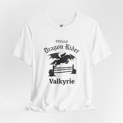 Personalized Jumper Official Dragon Rider Equestrian Fantasy Horse Lover Short Sleeve Tee