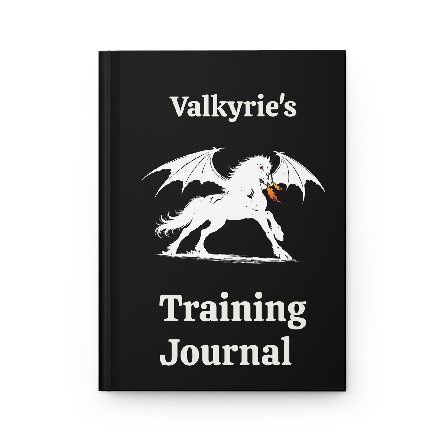 Personalized Hardcover Training Journal - Black