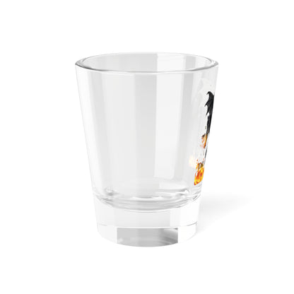 Black Dragon Horse Shot Glass, 1.5oz