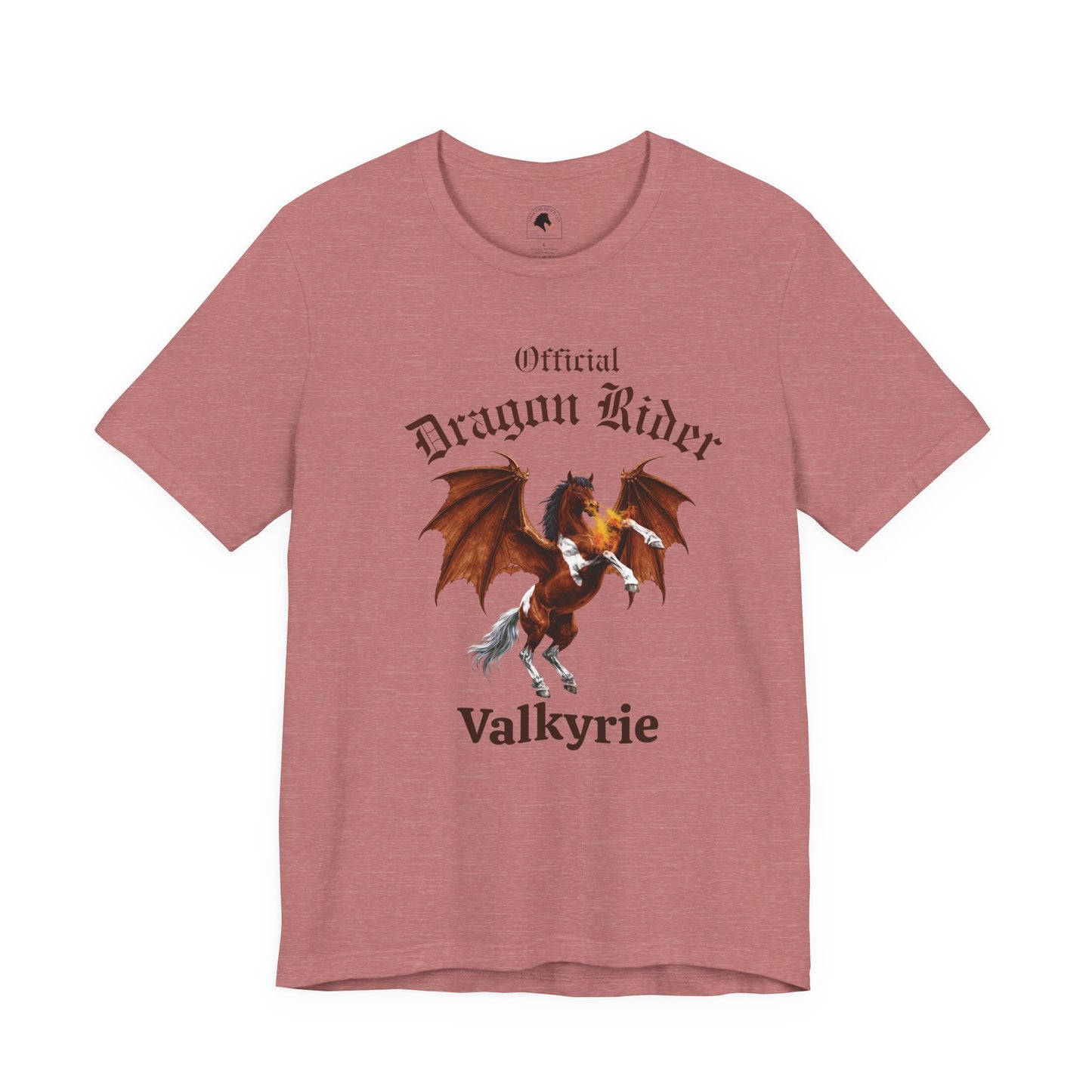 Personalized Bay & White Dragon Rider Jersey Short Sleeve Tee