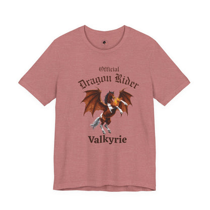 Personalized Bay & White Dragon Rider Jersey Short Sleeve Tee