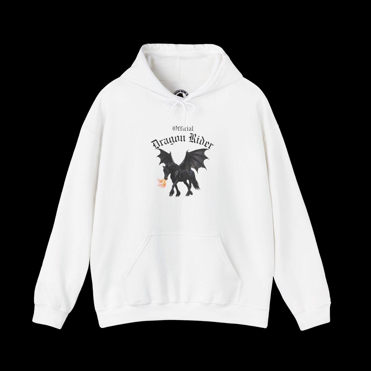 Black Official Dragon Rider Heavy Blend™ Hooded Sweatshirt