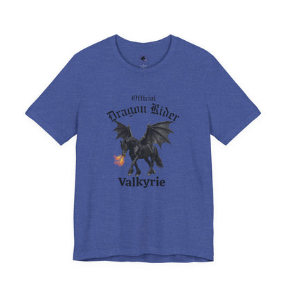 Personalized Black Dragon Rider Jersey Short Sleeve Tee