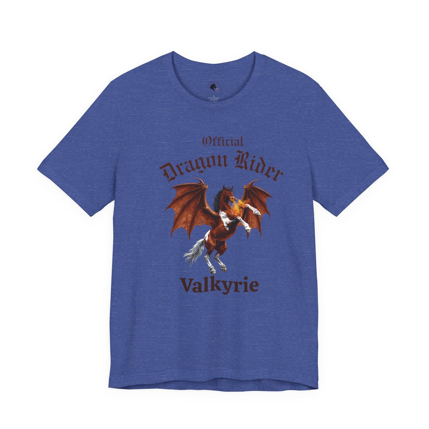 Personalized Bay & White Dragon Rider Jersey Short Sleeve Tee