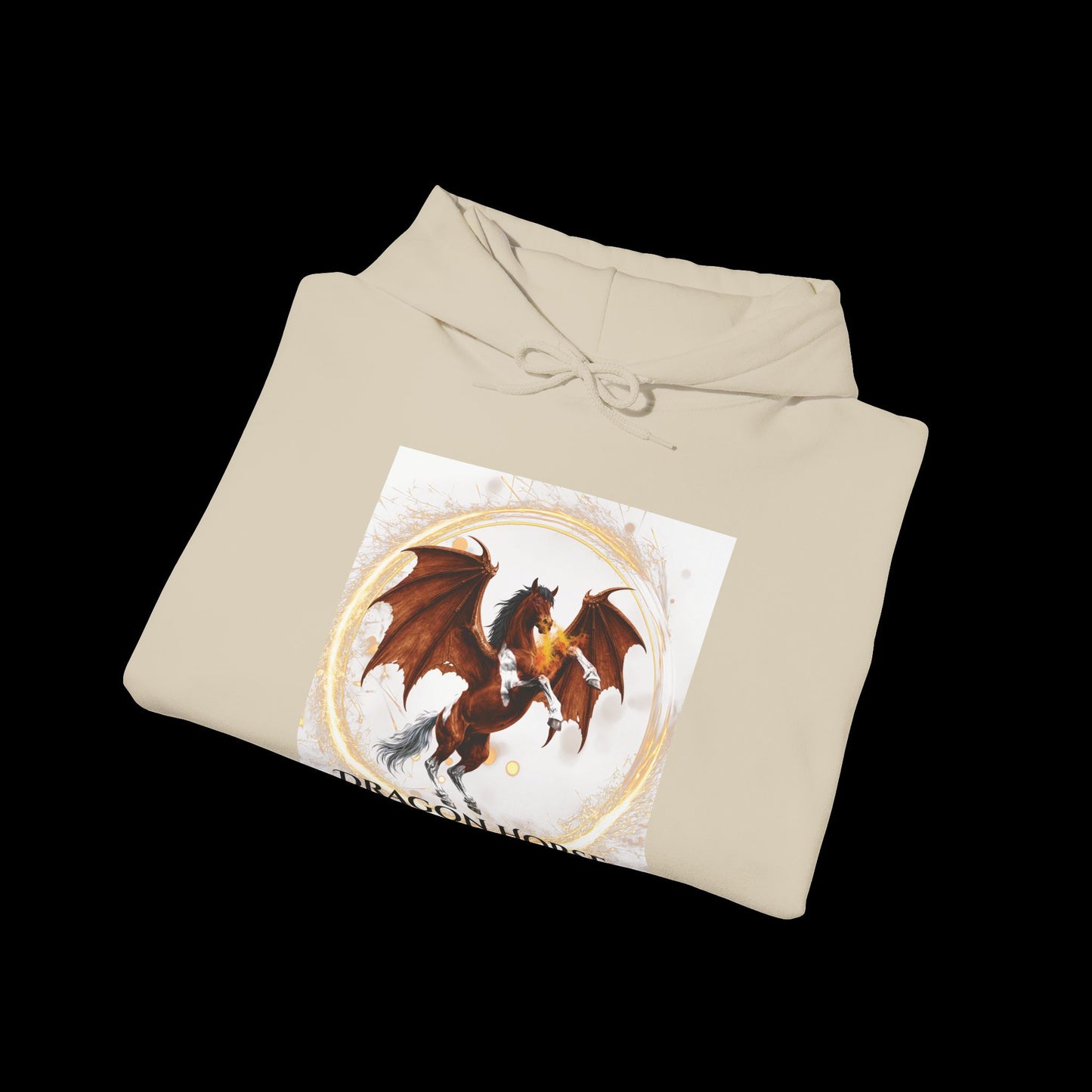 Bay & White Dragon Horse Heavy Blend™ Hooded Sweatshirt