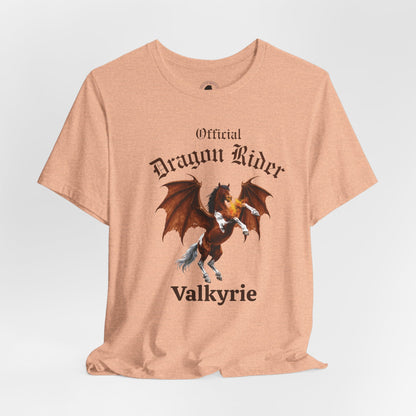 Personalized Bay & White Dragon Rider Jersey Short Sleeve Tee