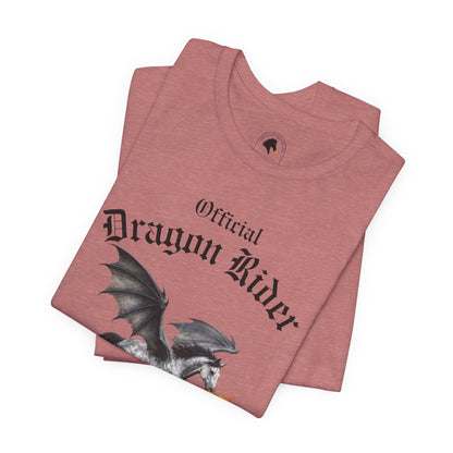 Personalized Gray Dragon Rider Jersey Short Sleeve Tee