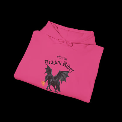 Black Official Dragon Rider Heavy Blend™ Hooded Sweatshirt