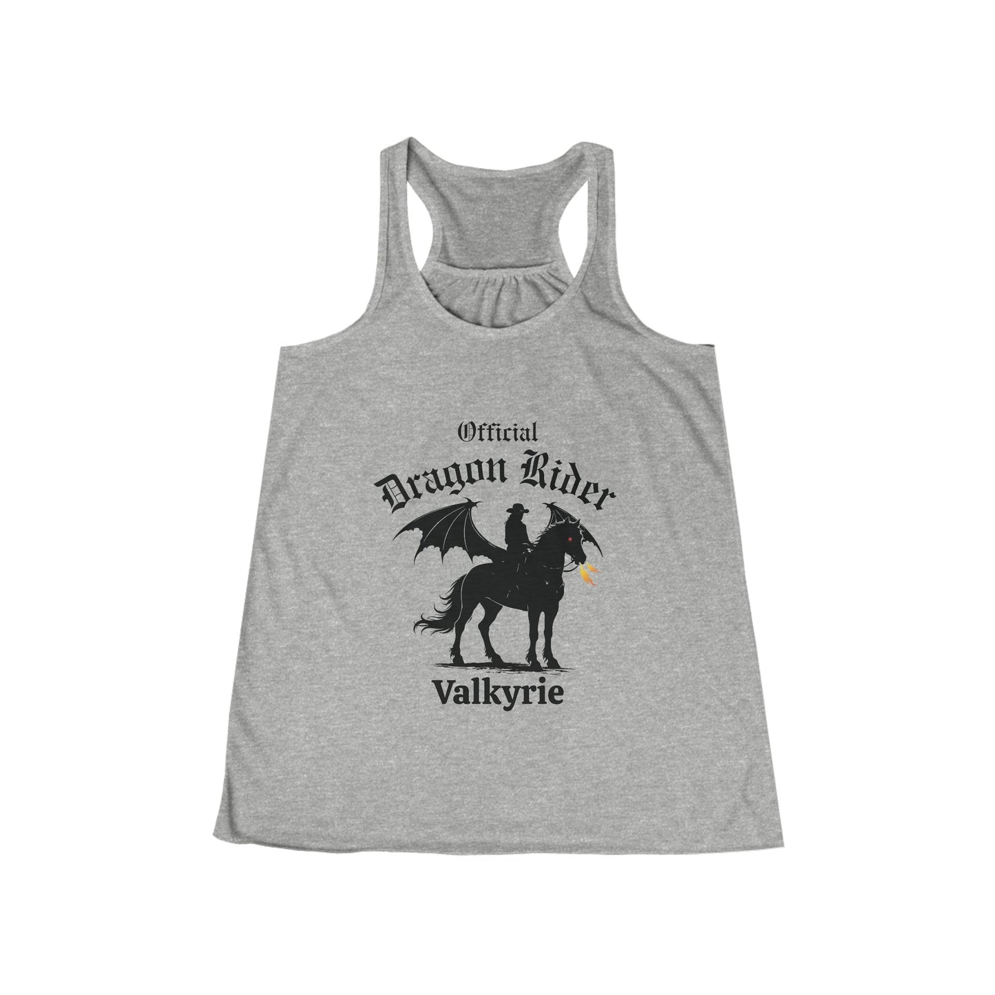 Personalized Western Dragon Rider Women's Flowy Racerback Tank