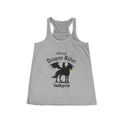 Personalized Western Dragon Rider Women's Flowy Racerback Tank