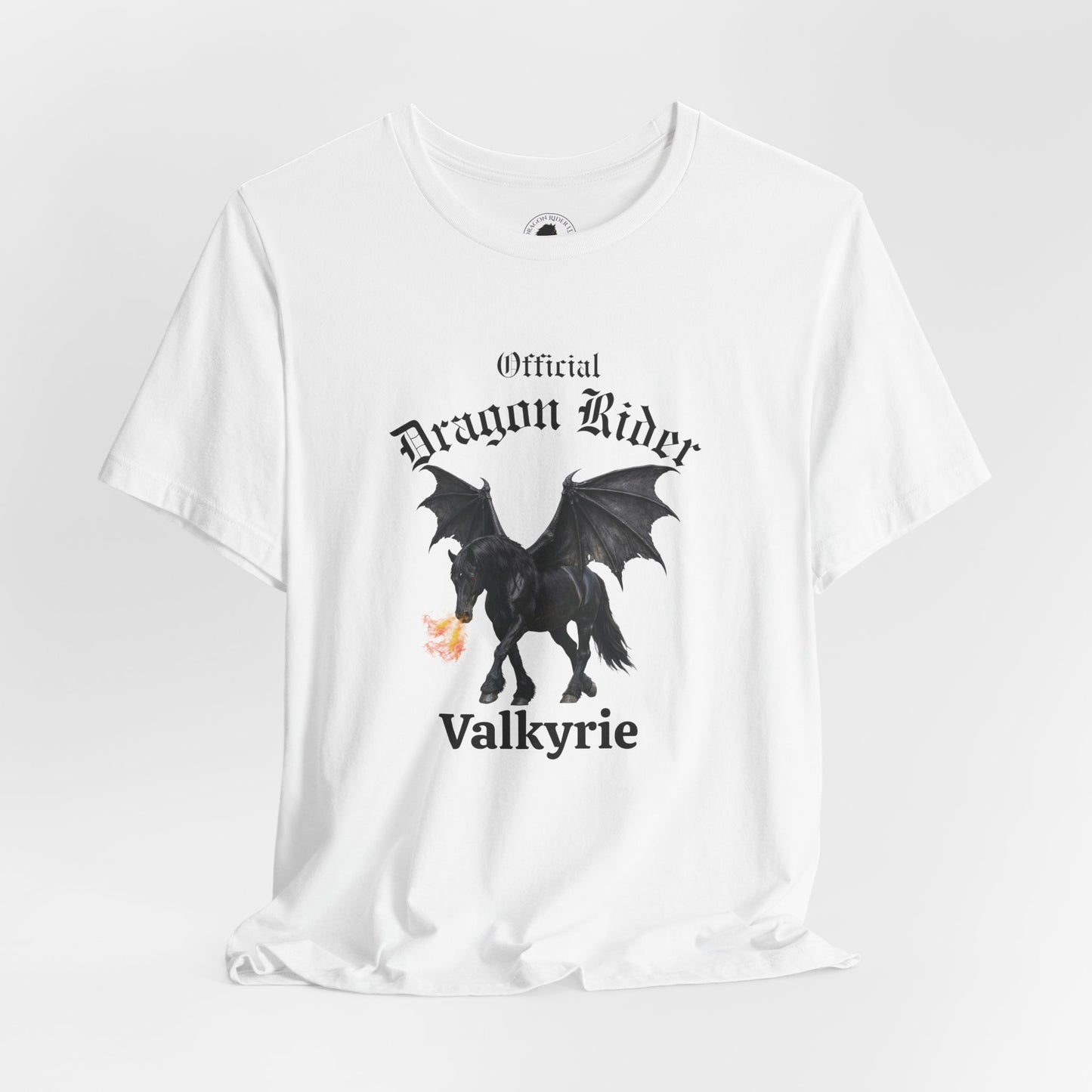 Personalized Black Dragon Rider Jersey Short Sleeve Tee